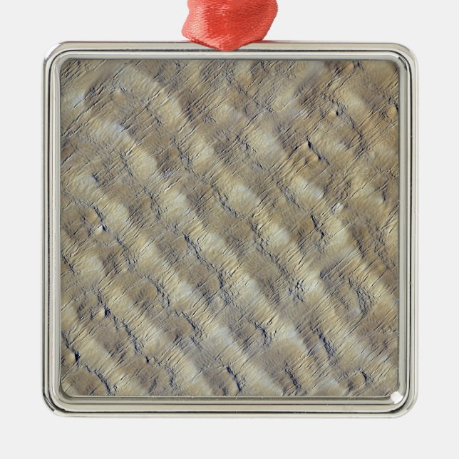 Sanddünen in der Fachi-Bilma-Ära Ornament Aus Metall (Vorne)