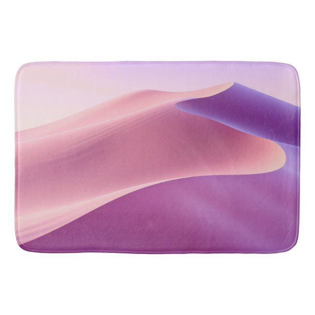 Sanddünen in Rosa und Lavendel Badematte (Vorderseite)