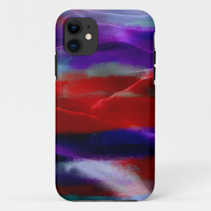 Sanddünen mit Acrylfarbe malen iPhone 11 Hülle