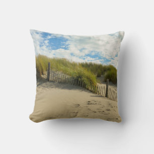 Sanddünen mit Holzzaun Kissen