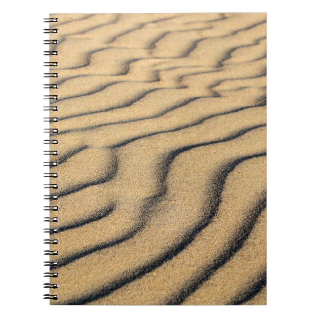 Sanddünen mit Sandstrand Notizblock (Vorderseite)
