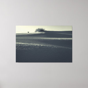 Sanddünen mit Yucca Leinwanddruck