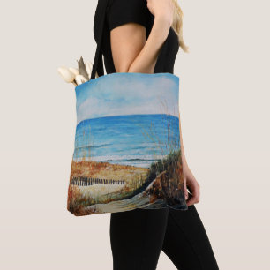 Sanddünen und Ozeanmalereien   Tasche