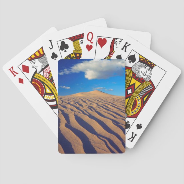 Sanddünen und Wolken Spielkarten (Rückseite)