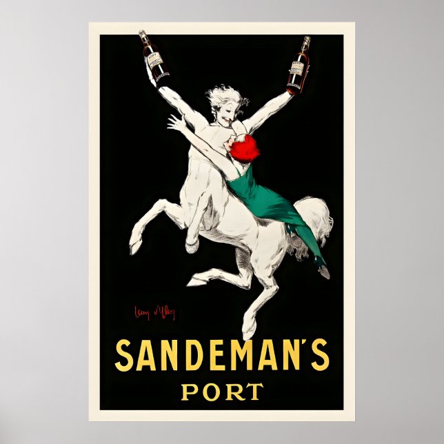 Sandeman's Port Food and Drink Vintage Poster (Vorne)