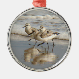 Sanderling Shorerunners Ornament Aus Metall