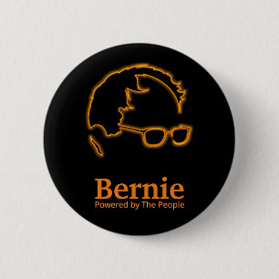Sanders 2016 von den Menschen angetrieben Button