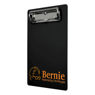 Sanders 2016 von den Menschen angetrieben Mini Klemmbrett