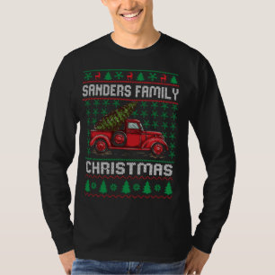 Sanders Familie Uggge Weihnachten Sweater Red Truc T-Shirt