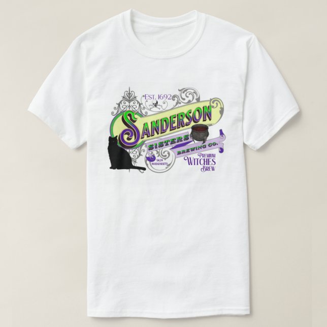 Sanderson Sisters Brewing Co. T - Shirt (Design vorne)