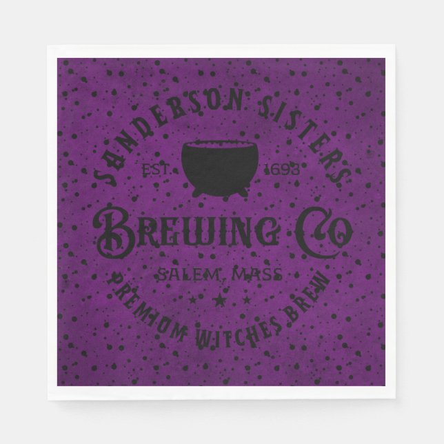 Sanderson Sisters Brewing Company Serviette (Vorderseite)