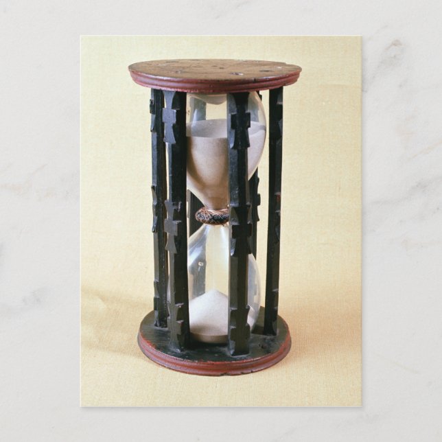 Sandglas, 17. Jahrhundert Postkarte (Vorderseite)