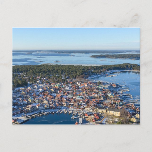 Sandhamn, Stockholm Archipel, Schweden Postkarte (Vorderseite)