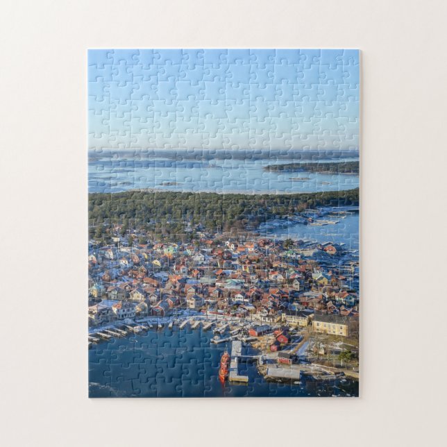 Sandhamn, Stockholm-Archipel, Schweden Puzzle (Vertikal)