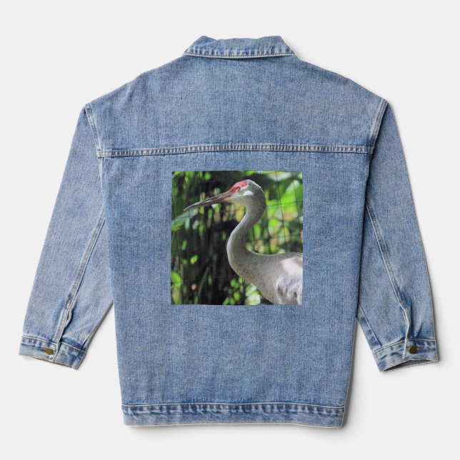 Sandhill Crane Jeansjacke (Rückseite)