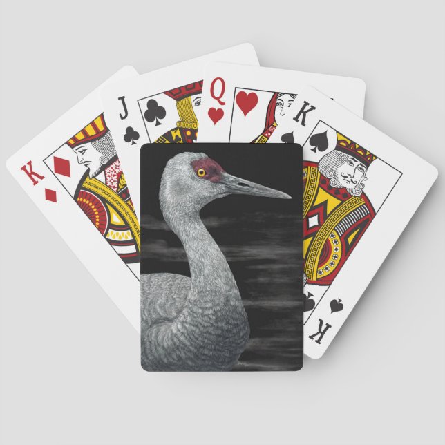 Sandhill Crane Playing Cards - "Ancient Traveller" Spielkarten (Rückseite)