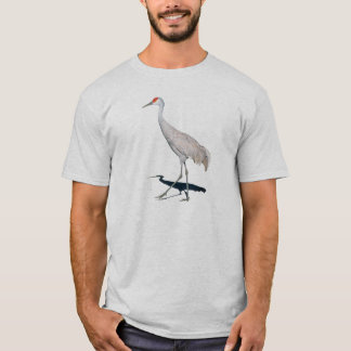 Sandhill Kran-grundlegender T - Shirt