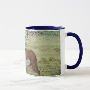 Sandhills Pronghorn Antilopen-Tier-Kunst Tasse