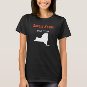 Sandia Knolls New York USA Staat America Travel Ne T-Shirt