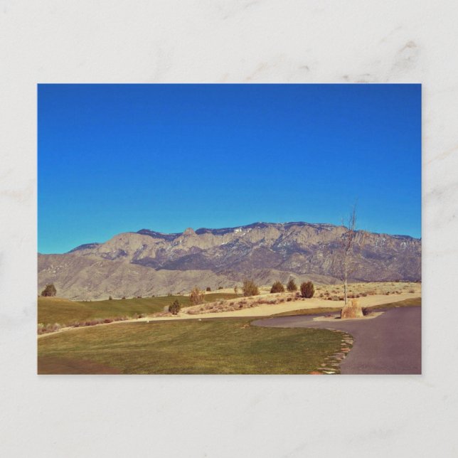 Sandia Mountain, Albuquerque New Mexico Postkarte (Vorderseite)