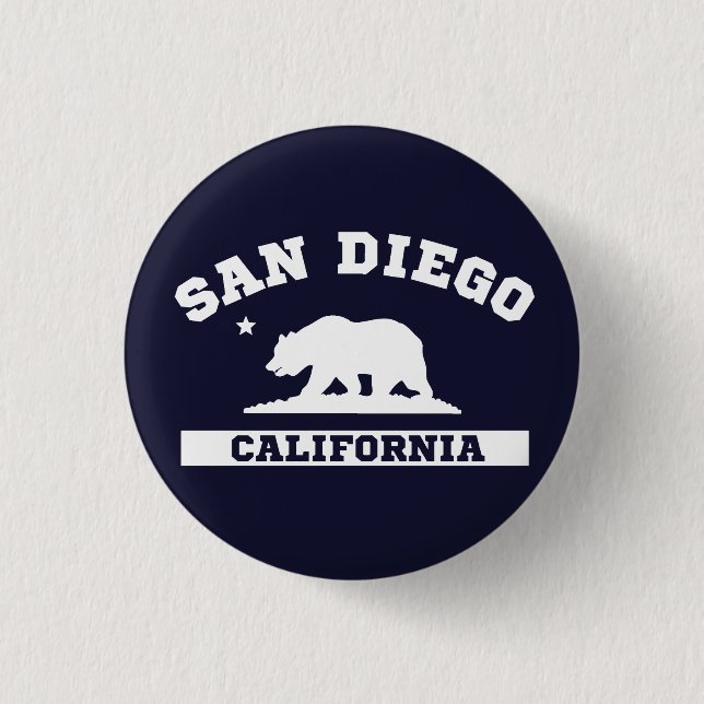 Sandiego California Button (Vorderseite)