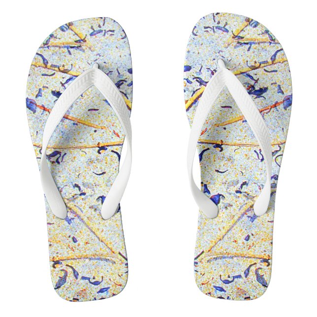 Sandige Blätter Flip Flops (Fußbett)