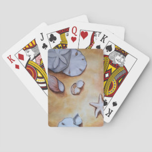 Sandige Muscheln Spielkarten