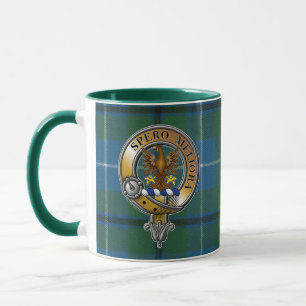 Sandilands Tartan & Abzeichen Tasse