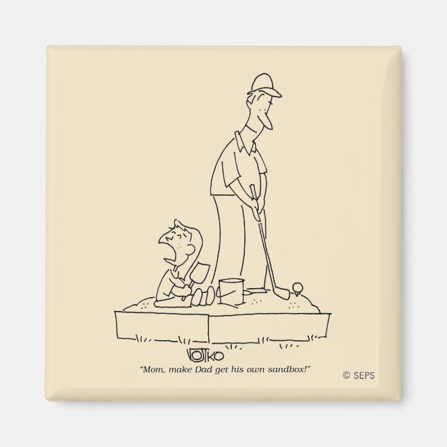 Sandkasten Magnet (Vorne)