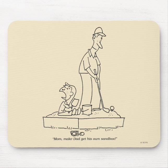 Sandkasten Mousepad (Vorne)