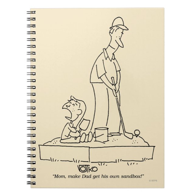 Sandkasten Notizblock (Vorderseite)