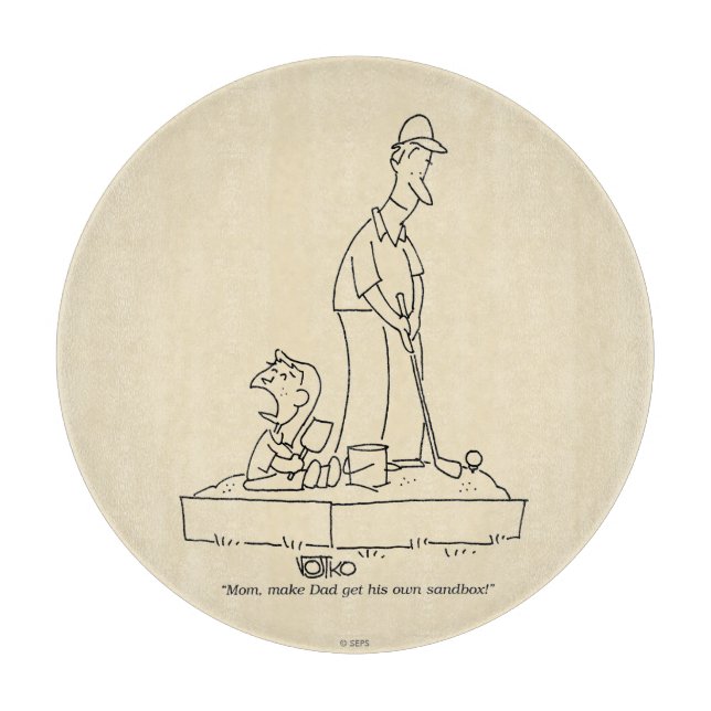 Sandkasten Schneidebrett (Vorderseite)