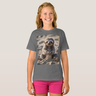 Sandküsten: Baby Sloth Gebäude Sand Castles, T-Shirt