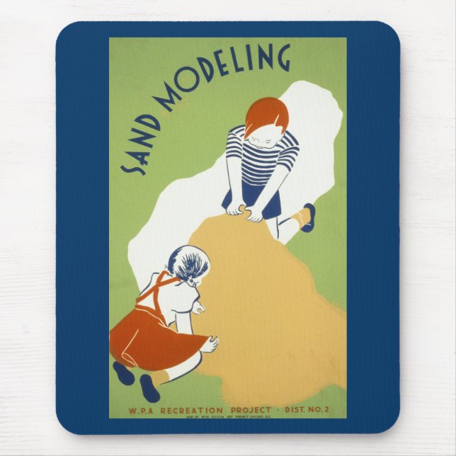 Sandmodellierung Mousepad (Vorne)