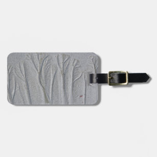 Sandmuster wie Bäume Gepäckanhänger