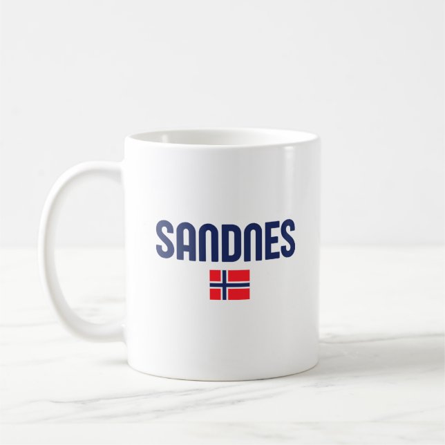 SANDNES Norwegen Kaffeetasse (Links)
