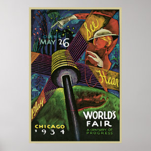 Sandor Chicago World's Fair Poster