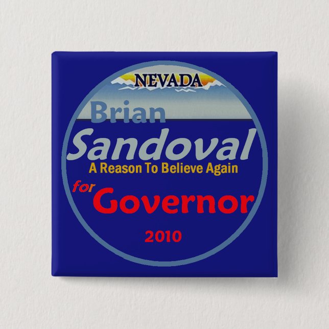 SANDOVAL reg. 2010 Knopf Button (Vorderseite)