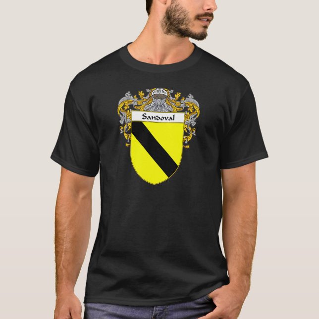 Sandoval Wappen (überzogen) T-Shirt (Vorderseite)