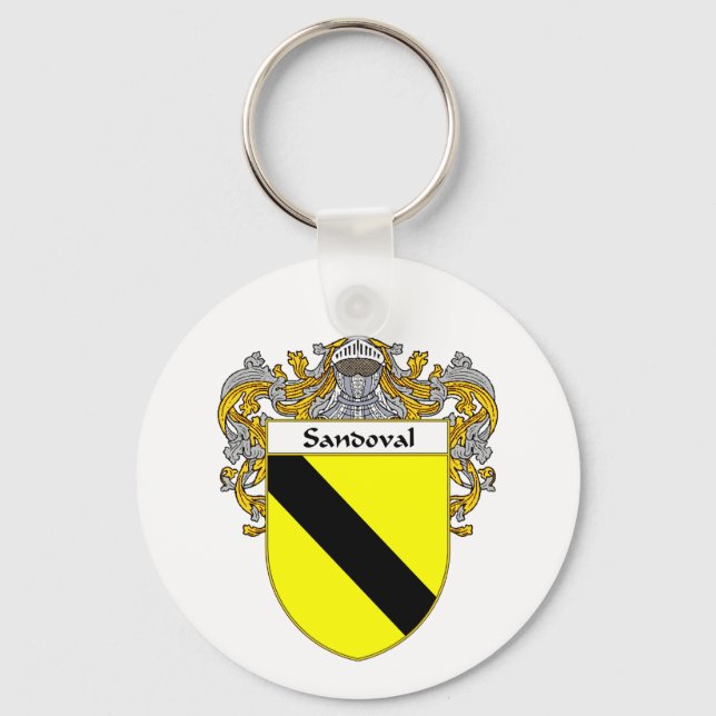 Sandovale Wappendecke (mantled) Schlüsselanhänger (Vorderseite)