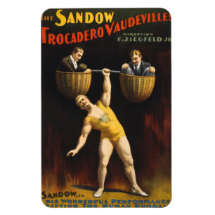 Sandow Eugen Sandow Vaudeville Weightlifter Magnet