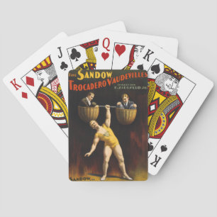 Sandow Eugen Sandow Vaudeville Weightlifter Spielkarten
