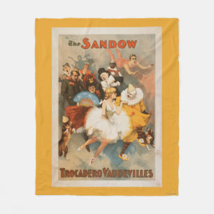 Sandow Trocadero Varieté-Karnevals-Thema Fleecedecke