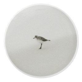 Sandpiper am Strand Keramikknauf