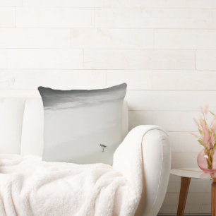 Sandpiper am Strand Kissen