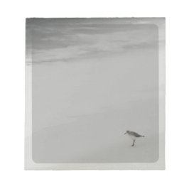 Sandpiper am Strand Notizblock