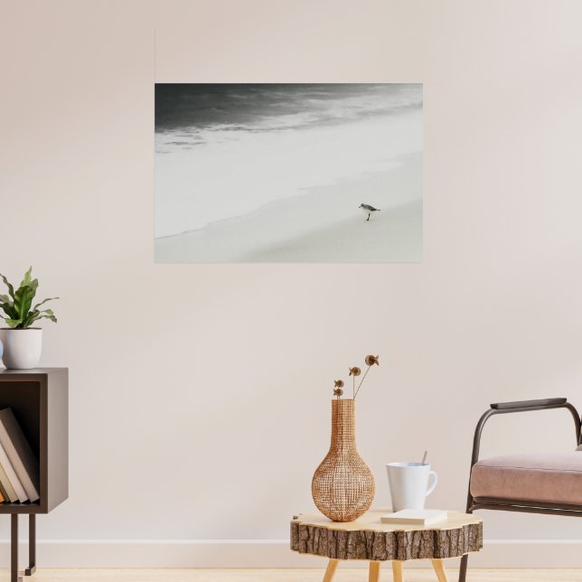 Sandpiper am Strand Poster (Wohnzimmer 3)