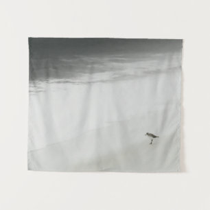 Sandpiper am Strand Wandteppich