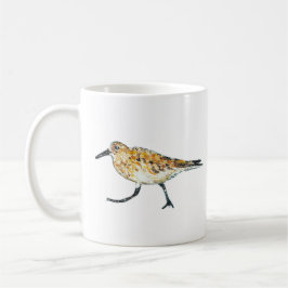 Sandpiper Shorebird Coastal Beach Art Kaffeetasse