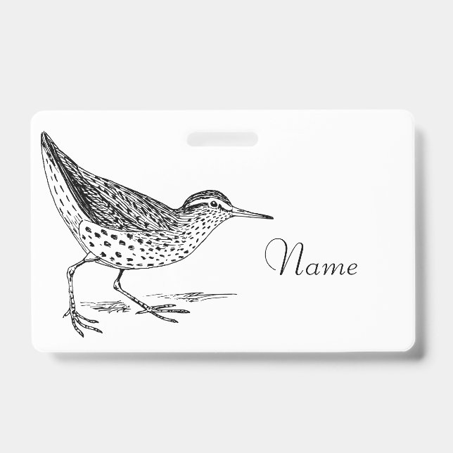 Sandpiper Shorebird Thunder_Cove Ausweis (Vorderseite)